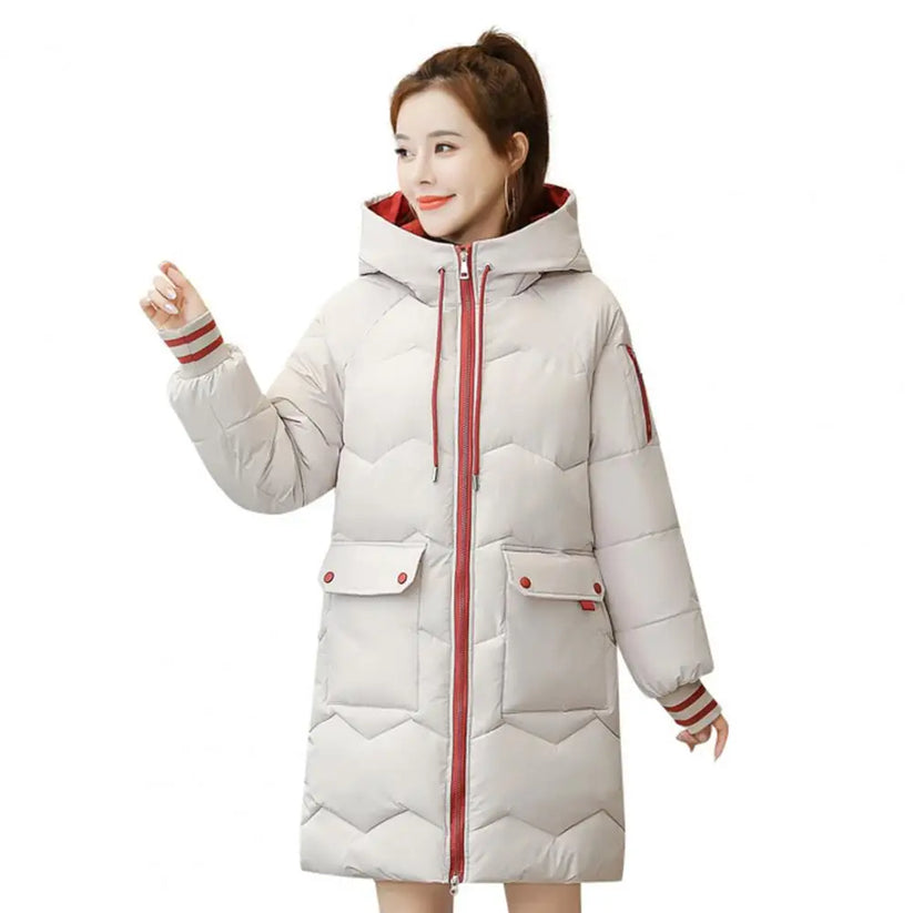 Dorothee women's longline jacket warm lining soft texture comfortable cut for cool days