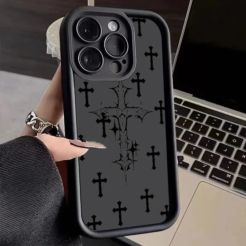 Vigil Heart slim soft silicone iPhone case shockproof bumper faith-inspired raised camera guard
