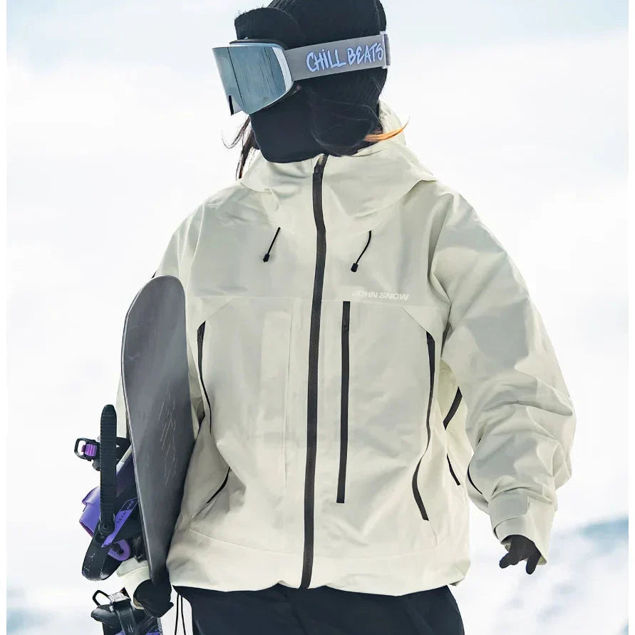 Clara women's waterproof ski jacket lightweight sleek modern fit for winter adventures
