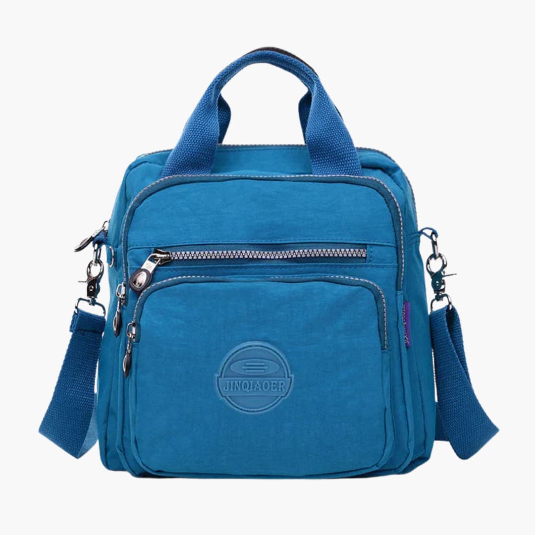 Women minimalist shoulder bag adjustable strap multiple pockets sleek versatile everyday crossbody travel