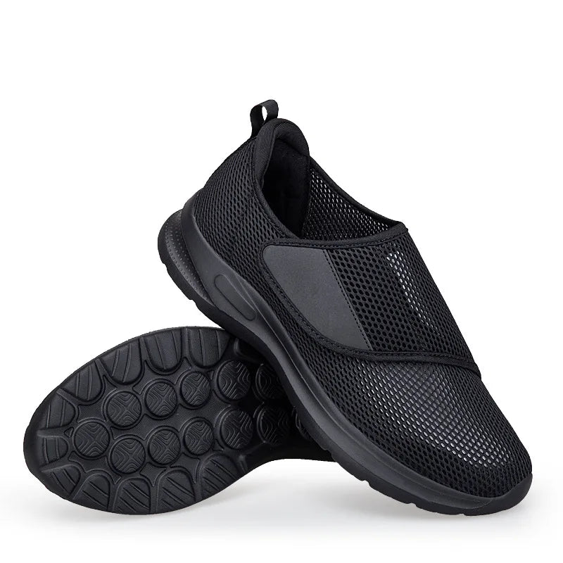 Unisex slip-on sneakers breathable mesh upper lightweight shock-absorbing sole casual everyday style
