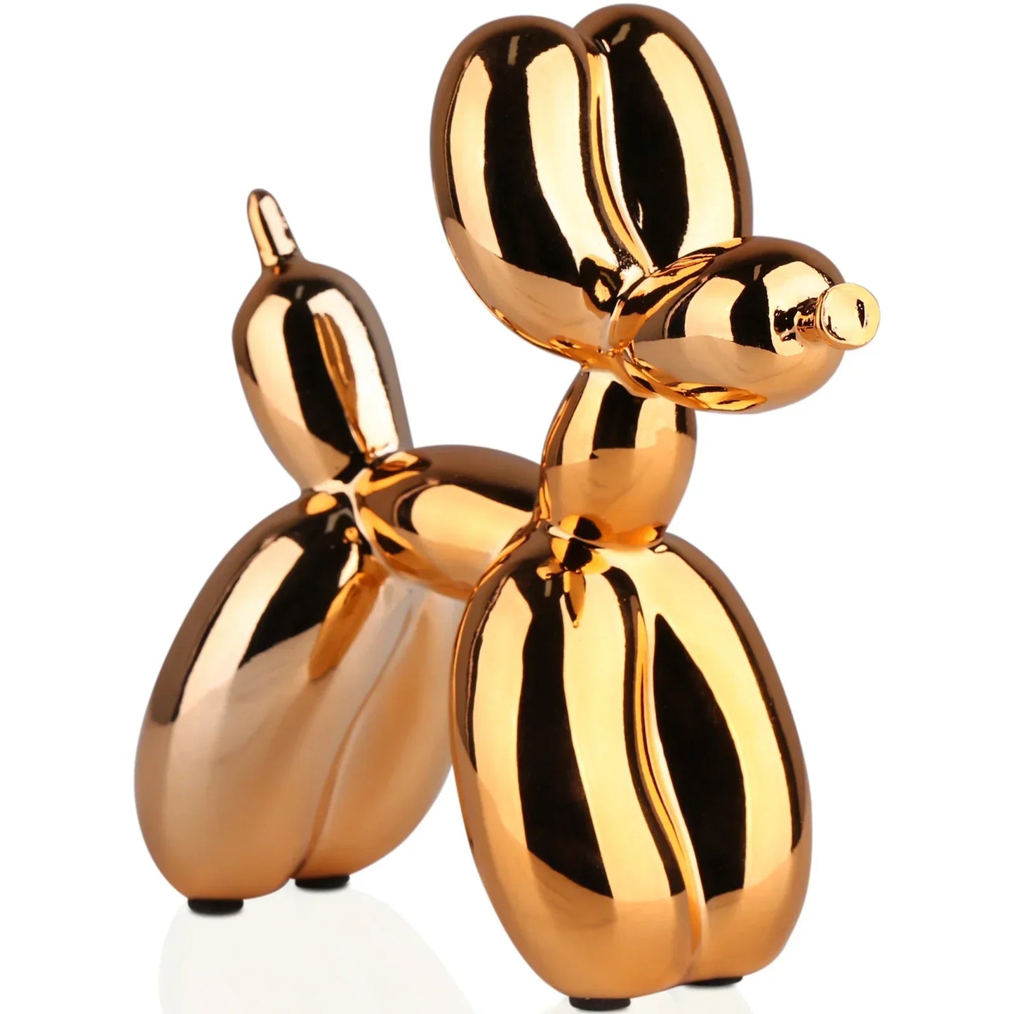 Gerar balloon dog statue figurine glossy finish decorative sculpture gift for dog lovers home decor