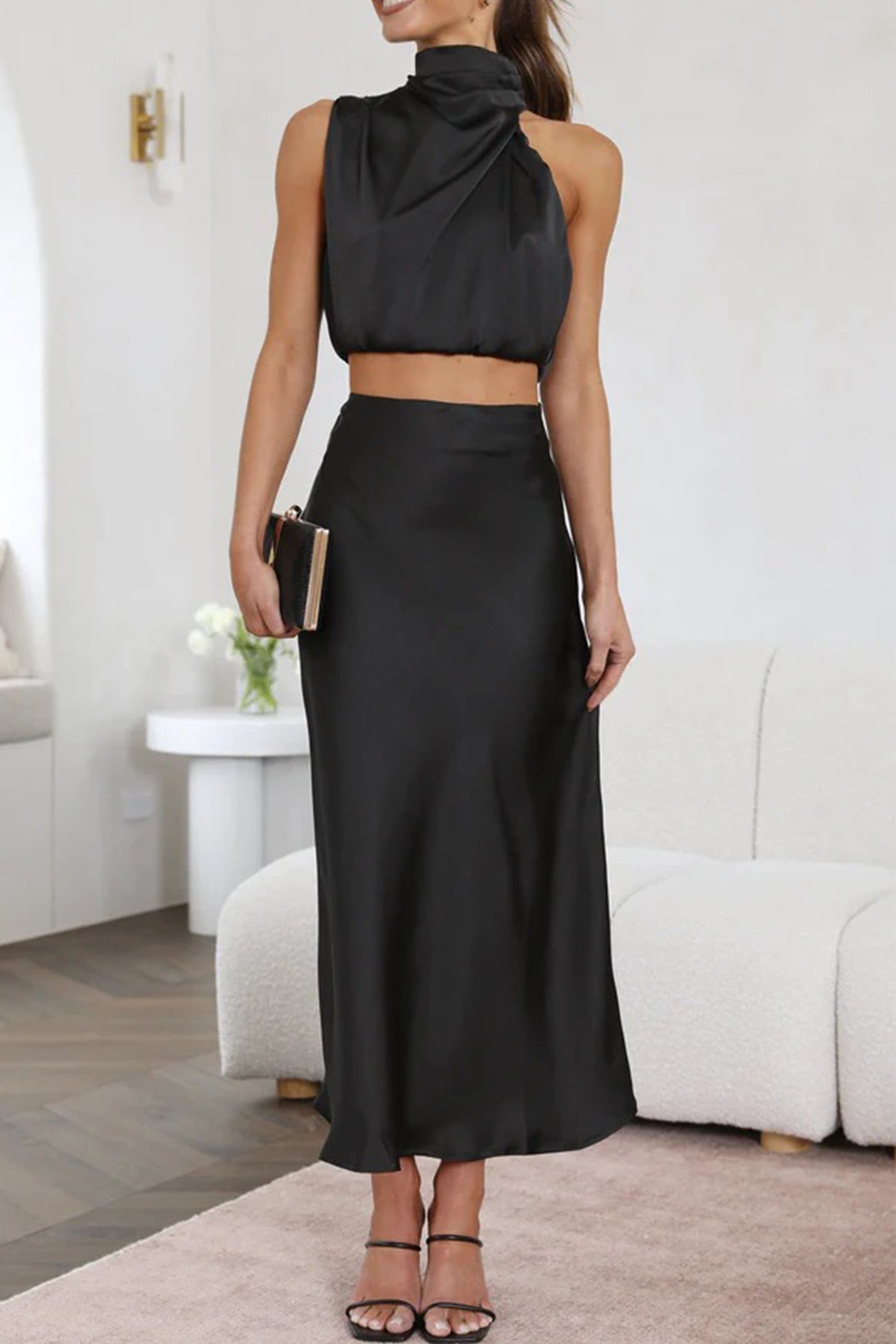 Alicja women's elegant tailored set flattering silhouette with modern contemporary details