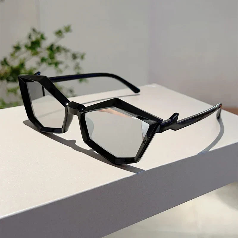 HexaVision hexagonal sunglasses futuristic punk style UV protection anti-glare edgy unisex eyewear