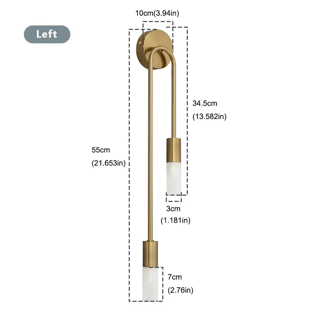 Skena wall sconce soft diffused light clean lines durable fixture for bedrooms hallways living rooms