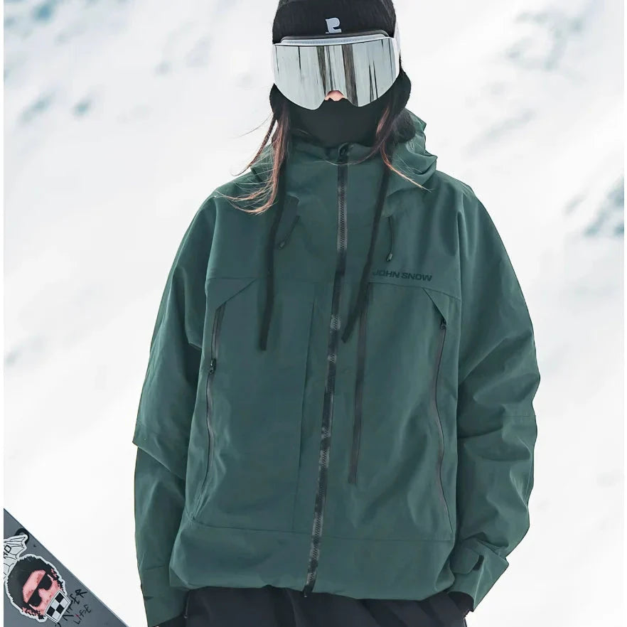 Clara women's waterproof ski jacket lightweight sleek modern fit for winter adventures
