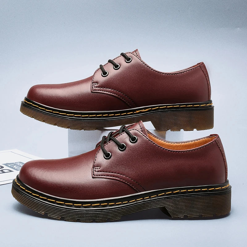 Urbann-Vibe Vario black patent Italian leather oxford business shoes with breathable support
