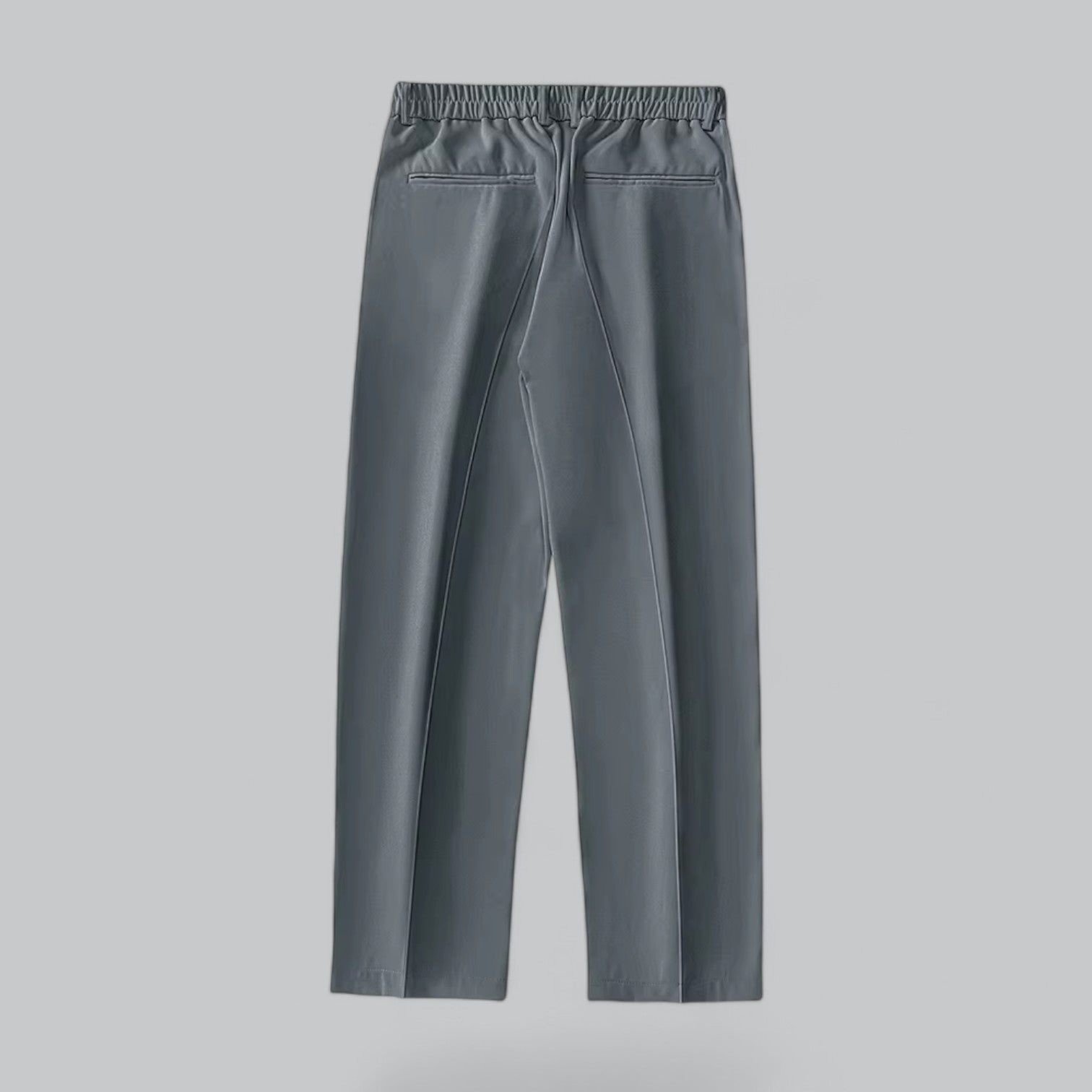 Jerry men's wide-leg pants in neutral tone, straight cut trousers with all-day comfort modern fit