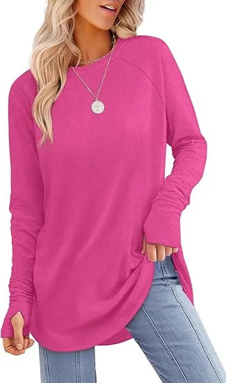 Women's soft cotton tunic flowy relaxed silhouette everyday elegant comfortable breathable modern fit