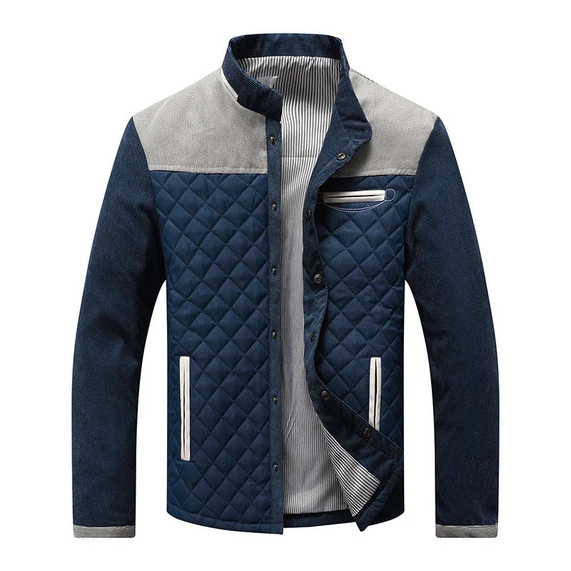 Men's warm cotton Bryndon jacket tailored fit cozy everyday style clean flattering silhouette