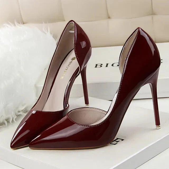 Women's black orthopedic pumps elegant closed-toe silhouette with all-day arch support comfort