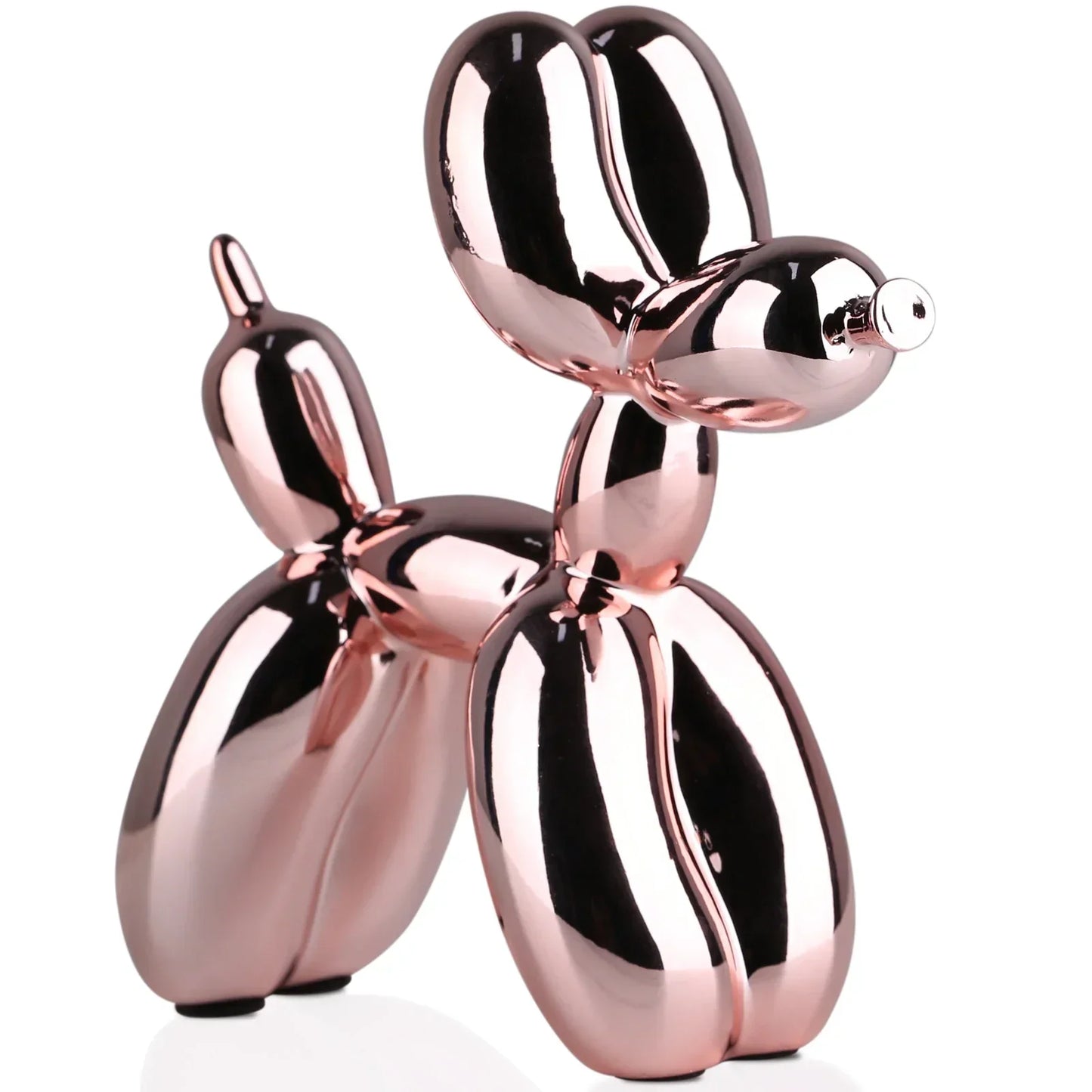 Gerar balloon dog statue figurine glossy finish home decor gift sculptured whimsical animal figure