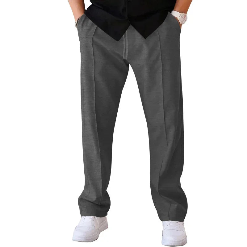 Dylan men's loose fit formal trousers relaxed cut breathable fabric professional style