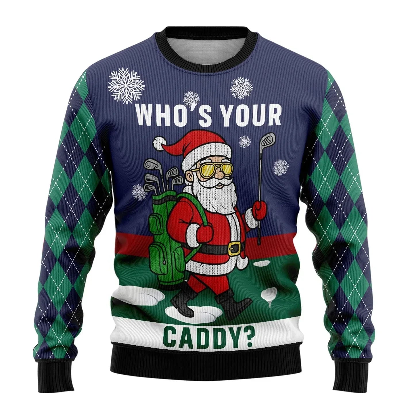 Men's red Christmas knit sweater with playful snowman print, cozy classic silhouette for holiday gatherings