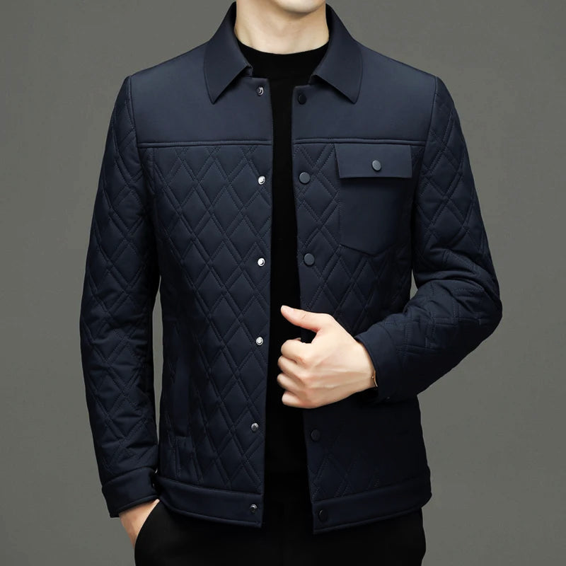 Rhys limited edition cotton jacket precision-fit cold weather outdoor layer in neutral tones