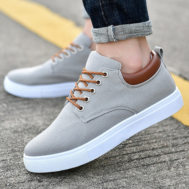 DENNIS men's low-profile casual chic sneakers clean contemporary silhouette office weekend versatile