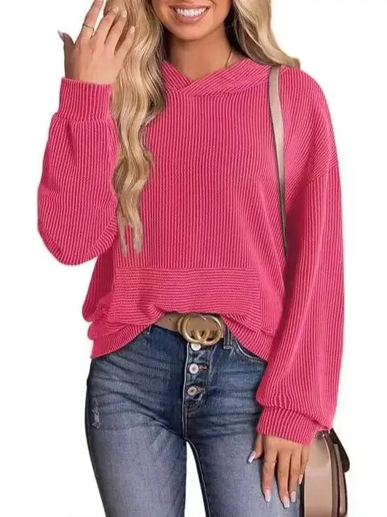 Harper women's lightweight relaxed-fit hoodie in casual spring summer style with breathable polyester fabric
