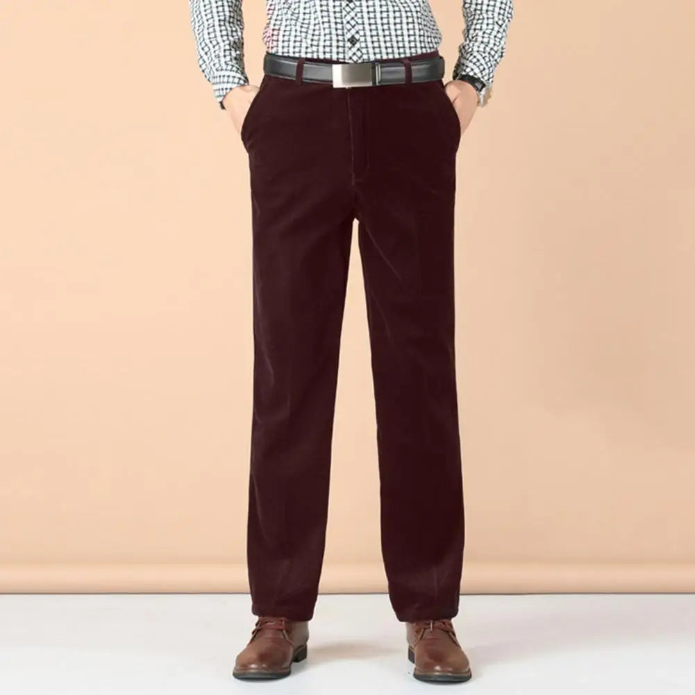 Men's navy velvet dress pants tailored fit with rich texture sheen for weddings and formal events