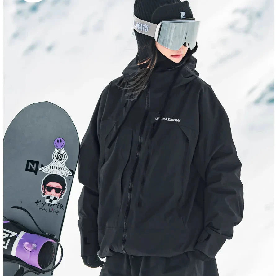 Clara women's lightweight waterproof ski jacket sleek modern fit for winter adventures