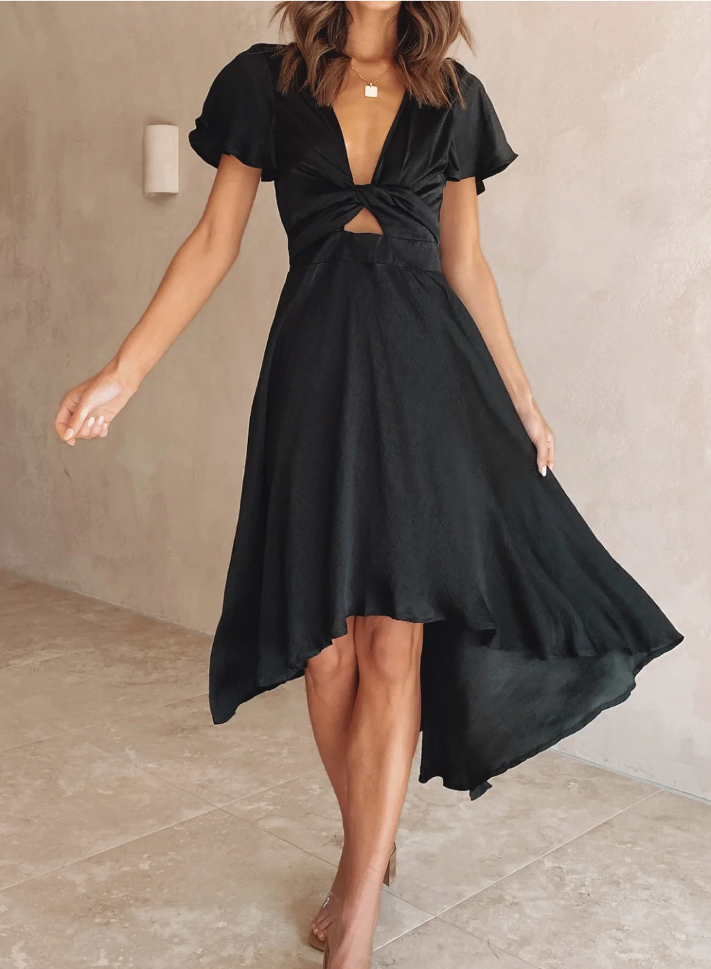 Kinga women's elegant dress timeless silhouette versatile everyday comfort breathable soft fit