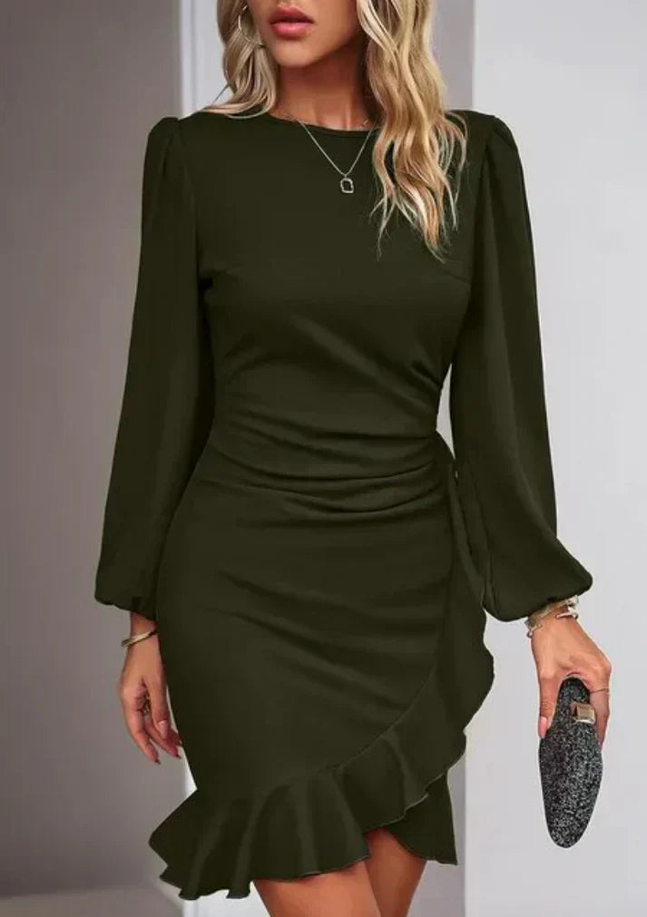 Bibi women's long sleeve fitted dress elegant timeless silhouette for sophisticated occasions