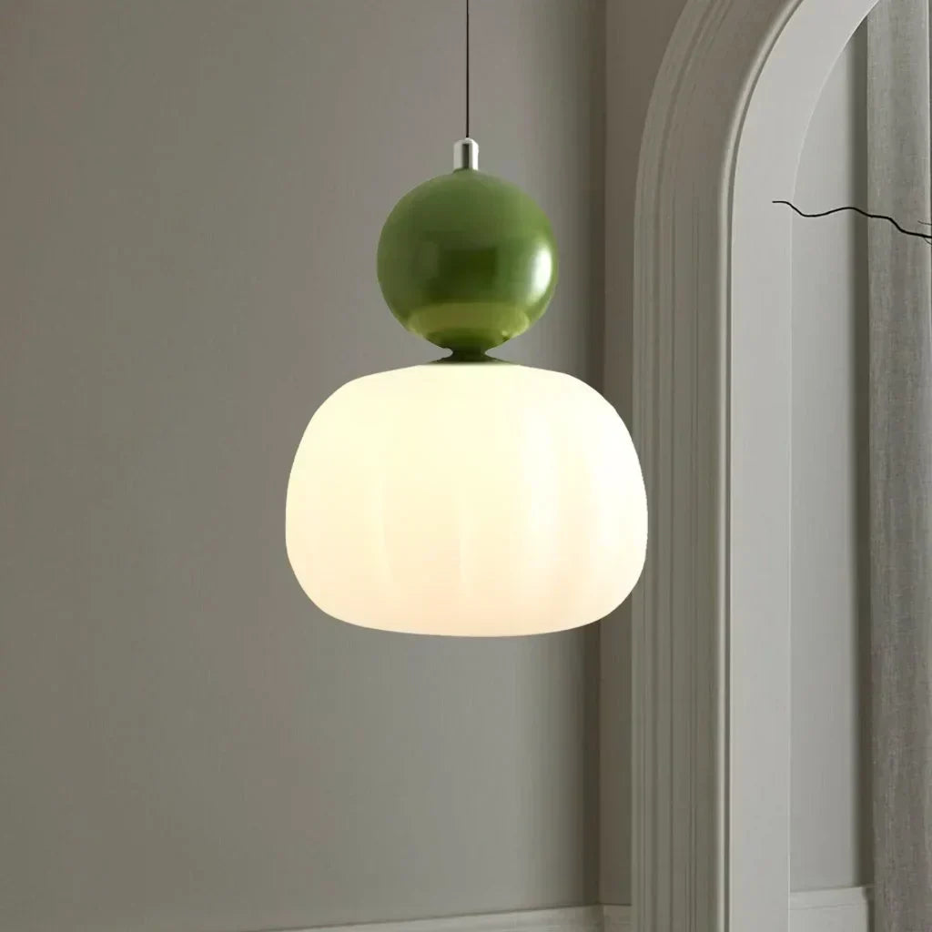 Elegant pendant lamp modern interior ambient lighting unique silhouette soft diffuse illumination focal point