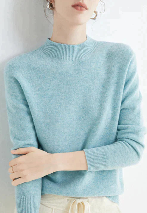 Lipa women cozy pullover soft knit sweater classic silhouette loose fit all-day warmth