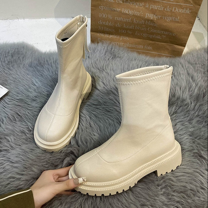 Women's Madelin elegant ankle boots in sleek neutral tones, modern silhouette with durable sustainable construction