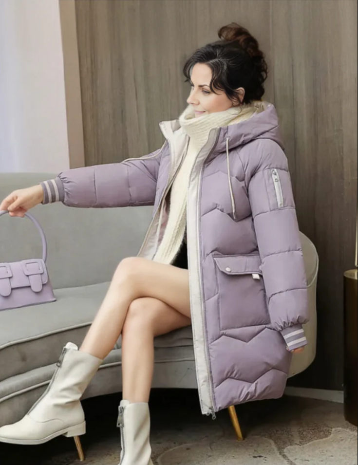 Women's Alessia winter parka warm insulated coat with cozy lining cold weather style