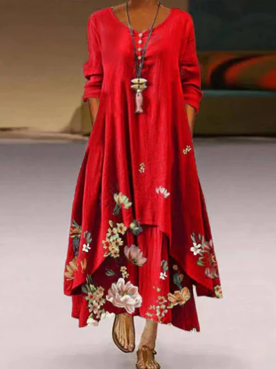 Elegant Katherine maxi dress women flowing long gown summer special occasions comfortable fit