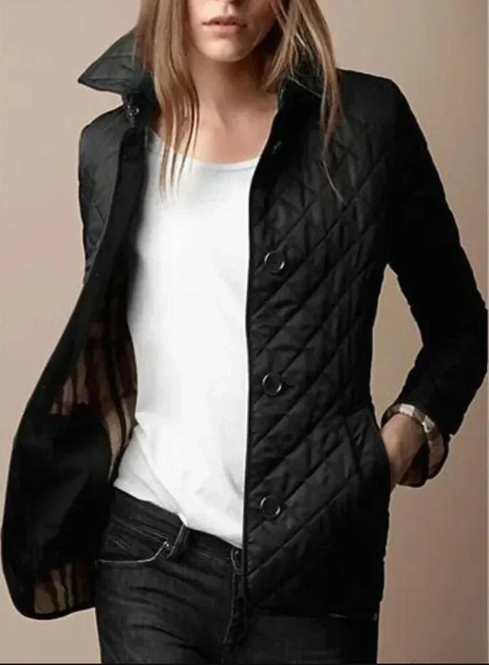 Women's Fritzi quilted jacket lightweight chic padding sleek modern finish for everyday formal wear