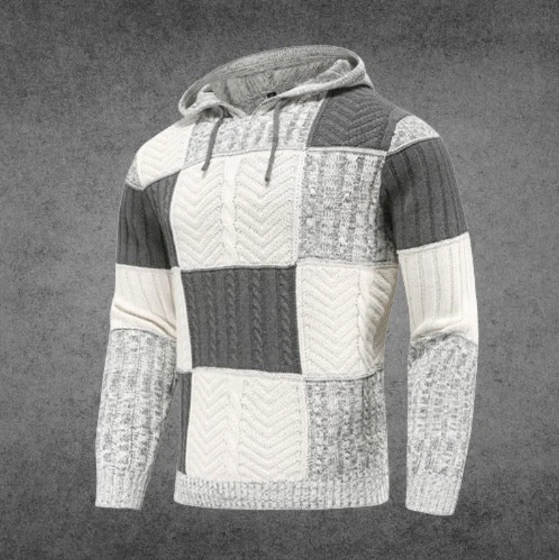 Men's Adriaan warm cozy hoodie in sustainable materials, modern fit for cold weather everyday comfort