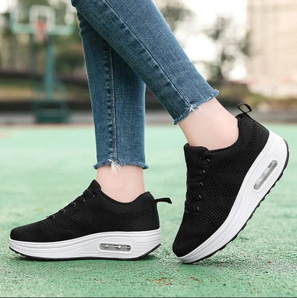 Women's Paola arch support trainers, everyday active sneakers with built-in stability and sustainable design