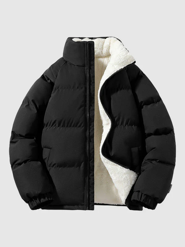 José women's black puffer jacket lightweight insulated silhouette with modern trendy cut