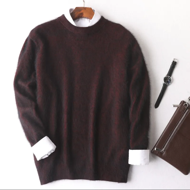 Boyan premium men's knit sweater elegant slim-fit sustainable jumper for modern gentlemen