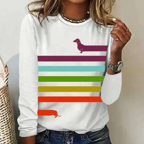 Women's white long sleeve classic tailored shirt relaxed fit durable fabric office wear