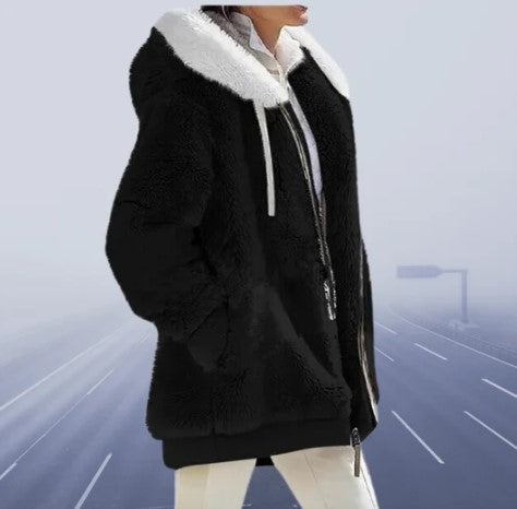 Women's Liva winter jacket figure-hugging fit soft cozy fabric warm everyday layer