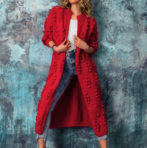 Cecilie women's colorful knit cardigan elegant layering piece soft durable comfortable fit