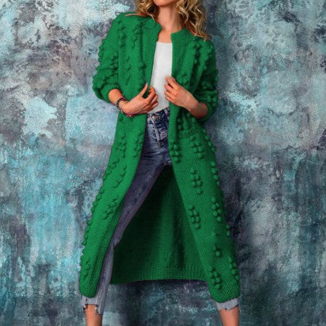 Cecilie women's colorful knit cardigan elegant soft drape versatile layering piece for modern style