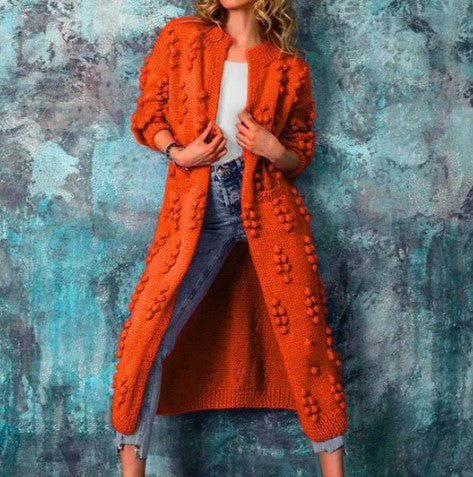 Cecilie women's colorful knit cardigan elegant layering piece with soft durable comfortable fit