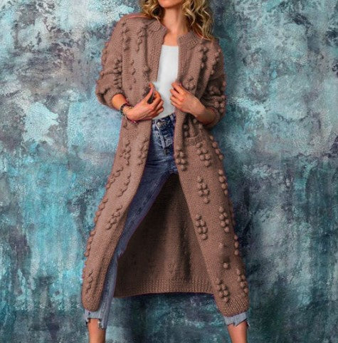 Cecilie women's colorful knit cardigan elegant layering piece with soft durable comfortable fit