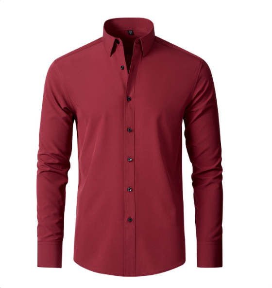 Alexander wrinkle-free stretch dress shirt, odor-neutral no-iron comfort fit for busy professionals