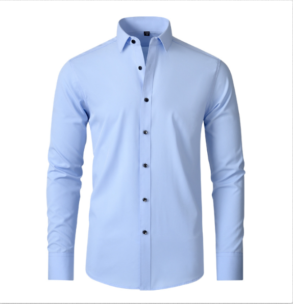 Alexander wrinkle-free stretch dress shirt, crisp no-iron odor-neutral fabric for busy professionals