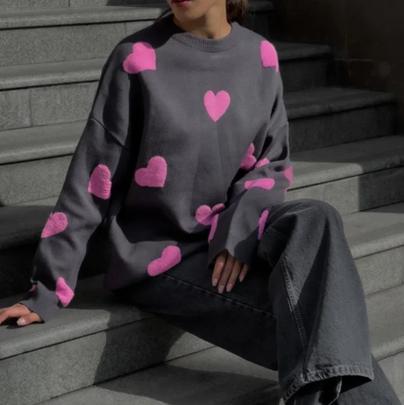 Women's Daniëlla soft knit jumper elegant relaxed fit sustainable comfortable everyday knitwear