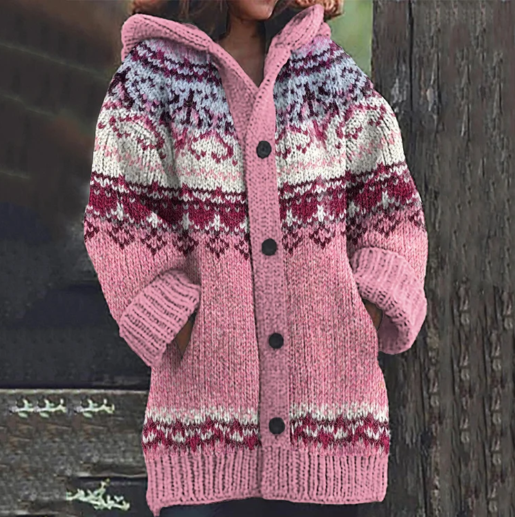 Women's Leonie elegant knit jacket soft drape sophisticated silhouette sustainable everyday layer