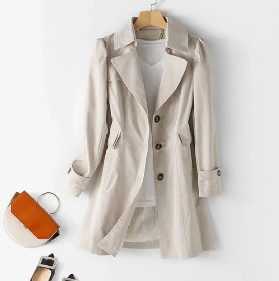 Britt women's coat modern versatile fit stylish outerwear sustainable everyday comfort