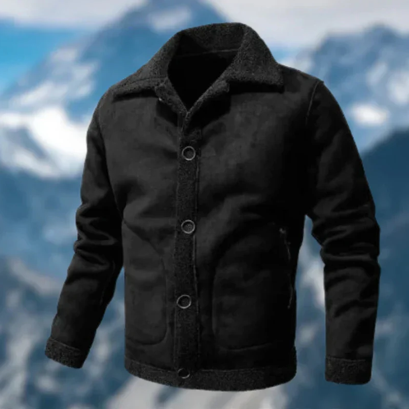 Men's Tibor luxury warm coat dark-toned premium winter jacket with sophisticated contemporary cut