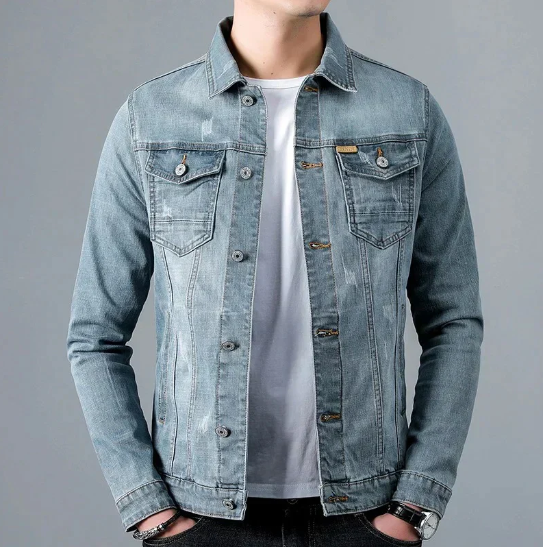 Men's vintage washed jacket rugged lived-in finish sustainable everyday casual outerwear