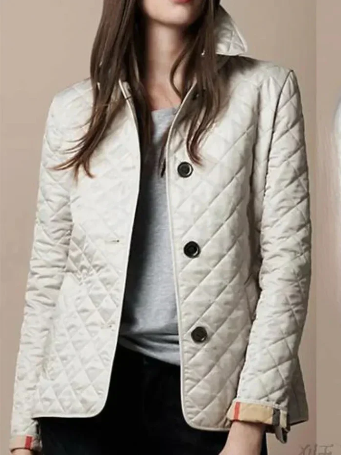 Fritzi women's quilted jacket lightweight chic padding sleek modern finish for everyday formal wear