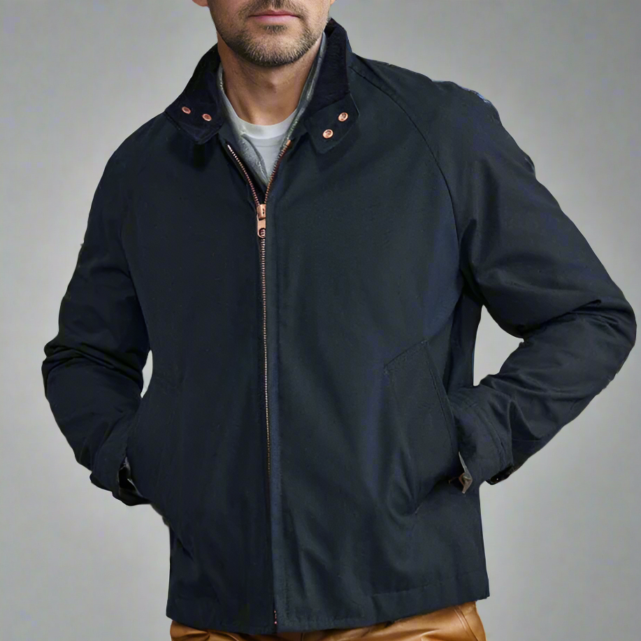 Men's lightweight breathable summer jacket modern slim silhouette in neutral urban everyday style